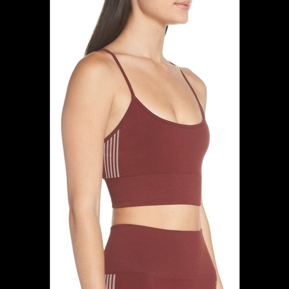 NWT Monreal London Zen Seamless Sports Bra‎ Cocoa [ SZ XS/S ] - Picture 2 of 12